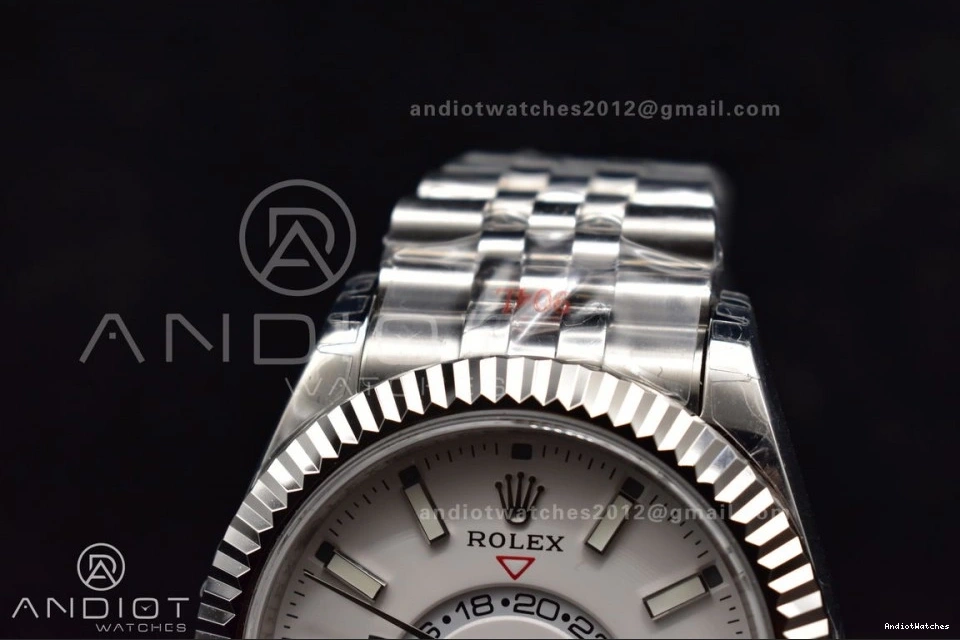 1110 White Bracelet Dial Skydweller SS Functional Noob Edition On SS A23J Best Jubilee 1019